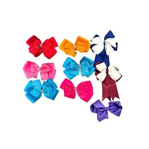 Colorful Hair Bow Set